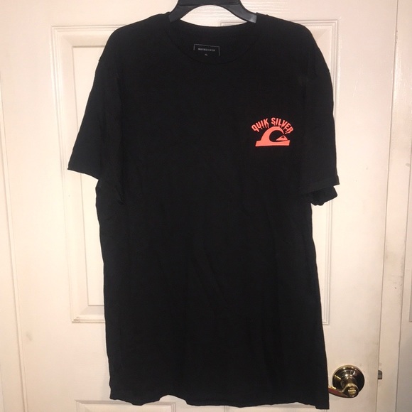 New Mens Quiksilver s/s Tee Black - Picture 3 of 6